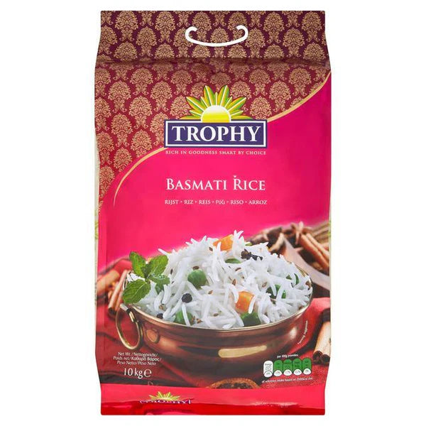 Trophy Basmati Rice 10kg Perfect For All Rice Dishes!