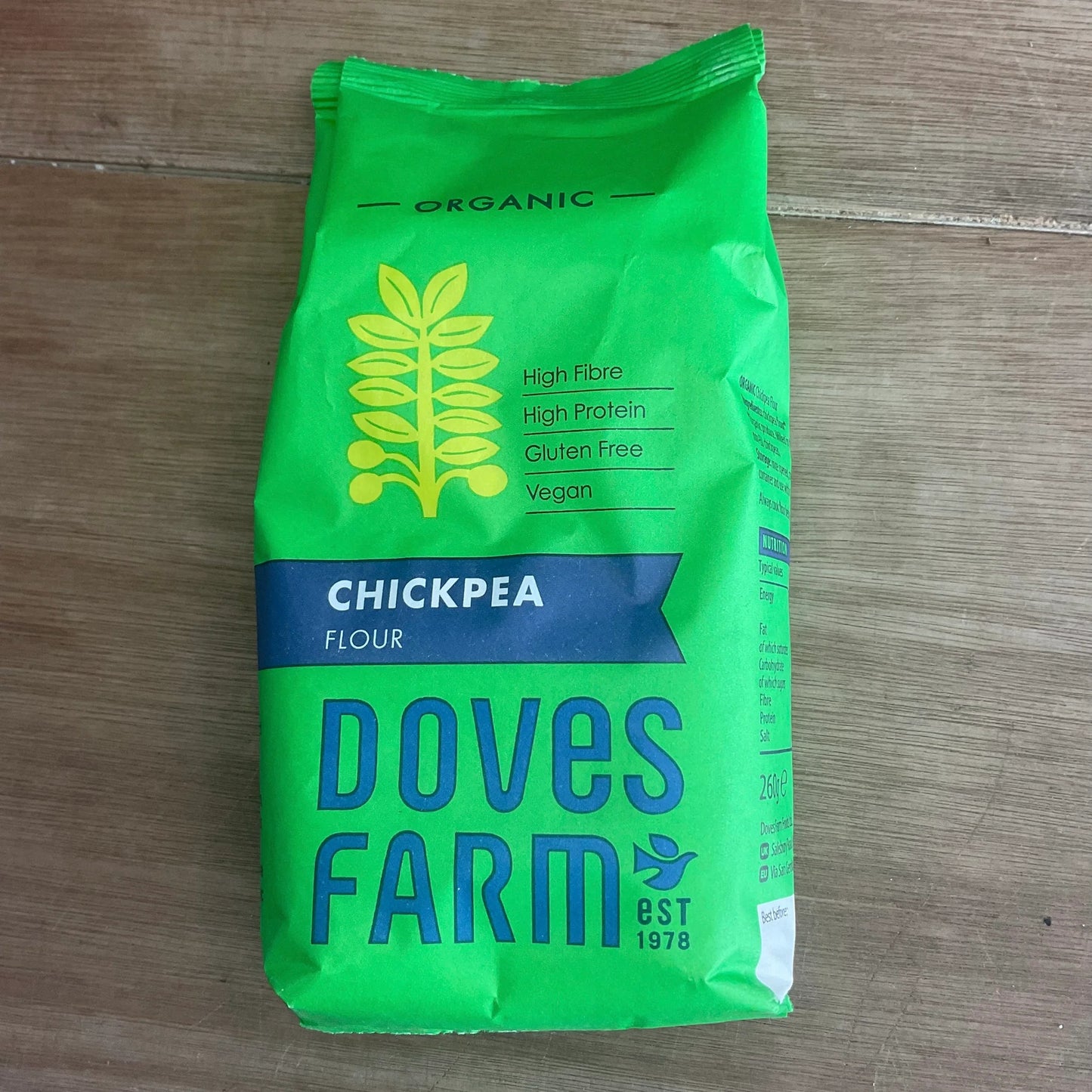 Organic Chickpea Flour 260g by Doves Farm