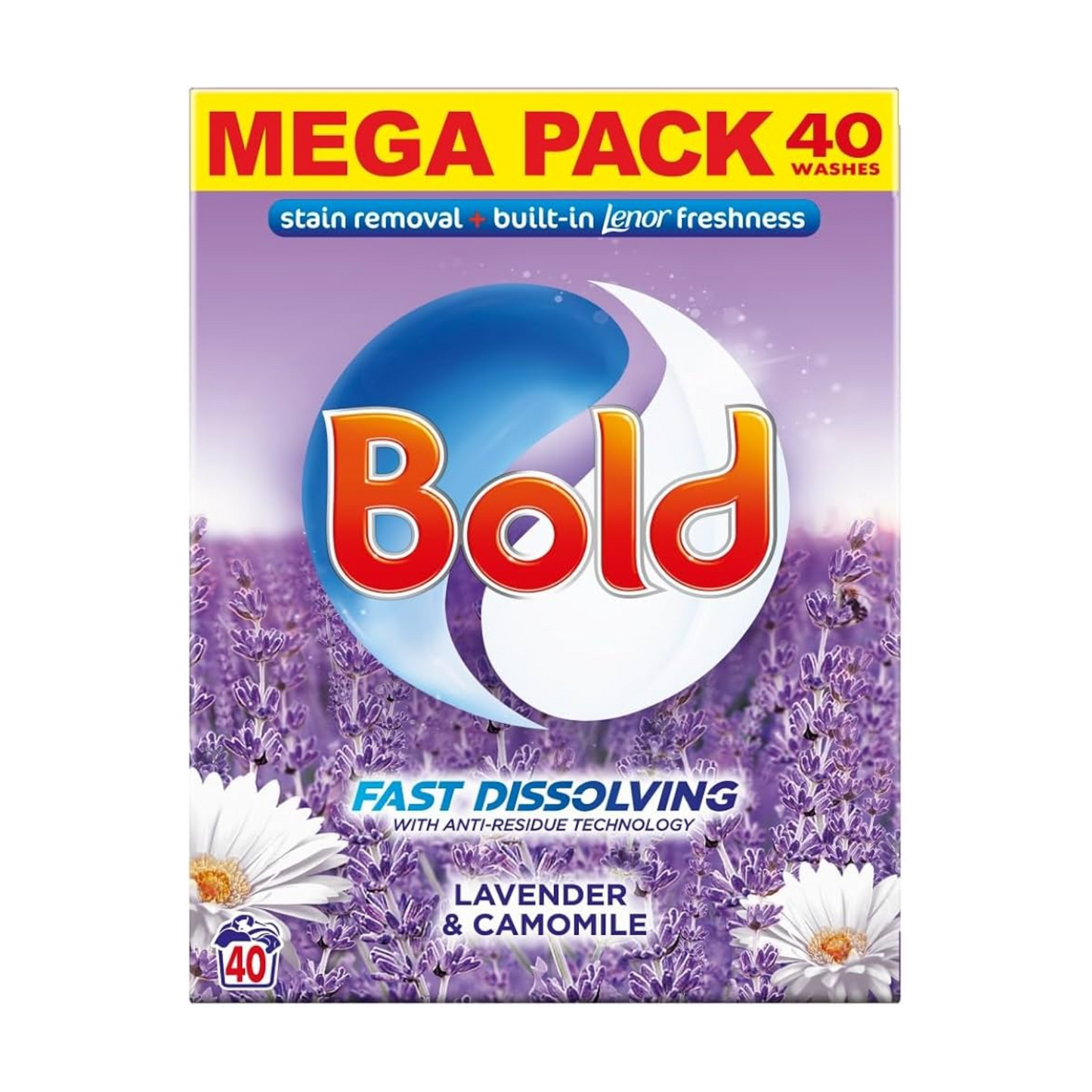 Bold 40 Washes Lavender & Camomile Laundry Powder