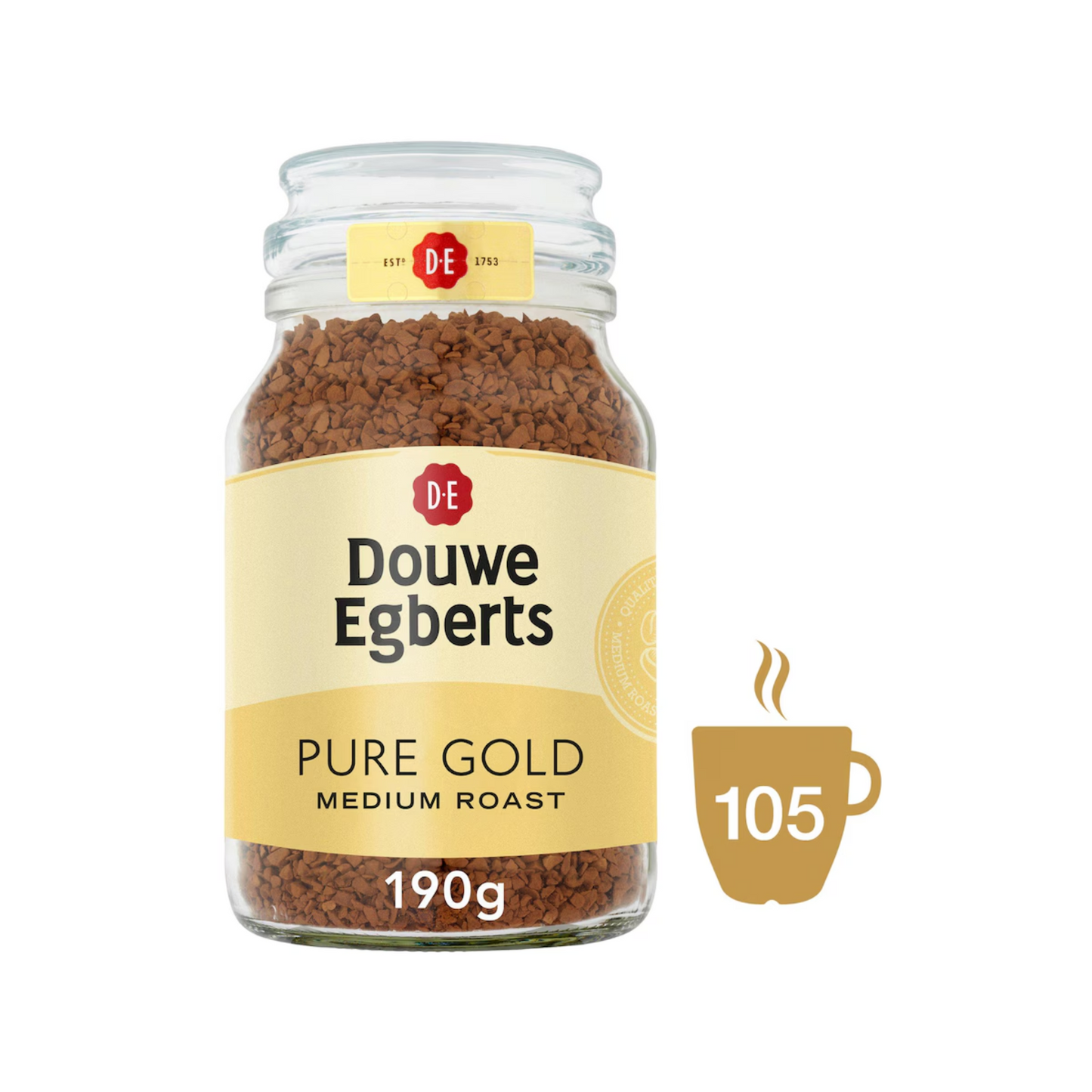 Douwe Egberts Pure Gold Instant Coffee – 190g