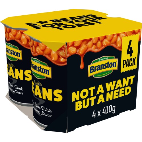 Branston Beans in Tomato Sauce 4x410g