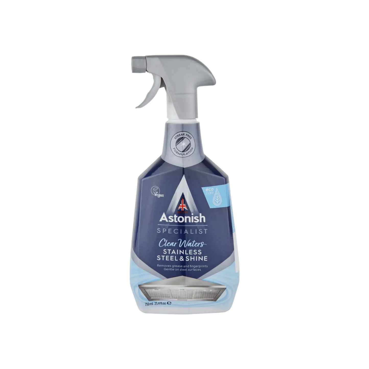 ASTONISH SPECIALIST STAINLESS STEEL & SHINE POLISH CLEANER SPRAY 750ML