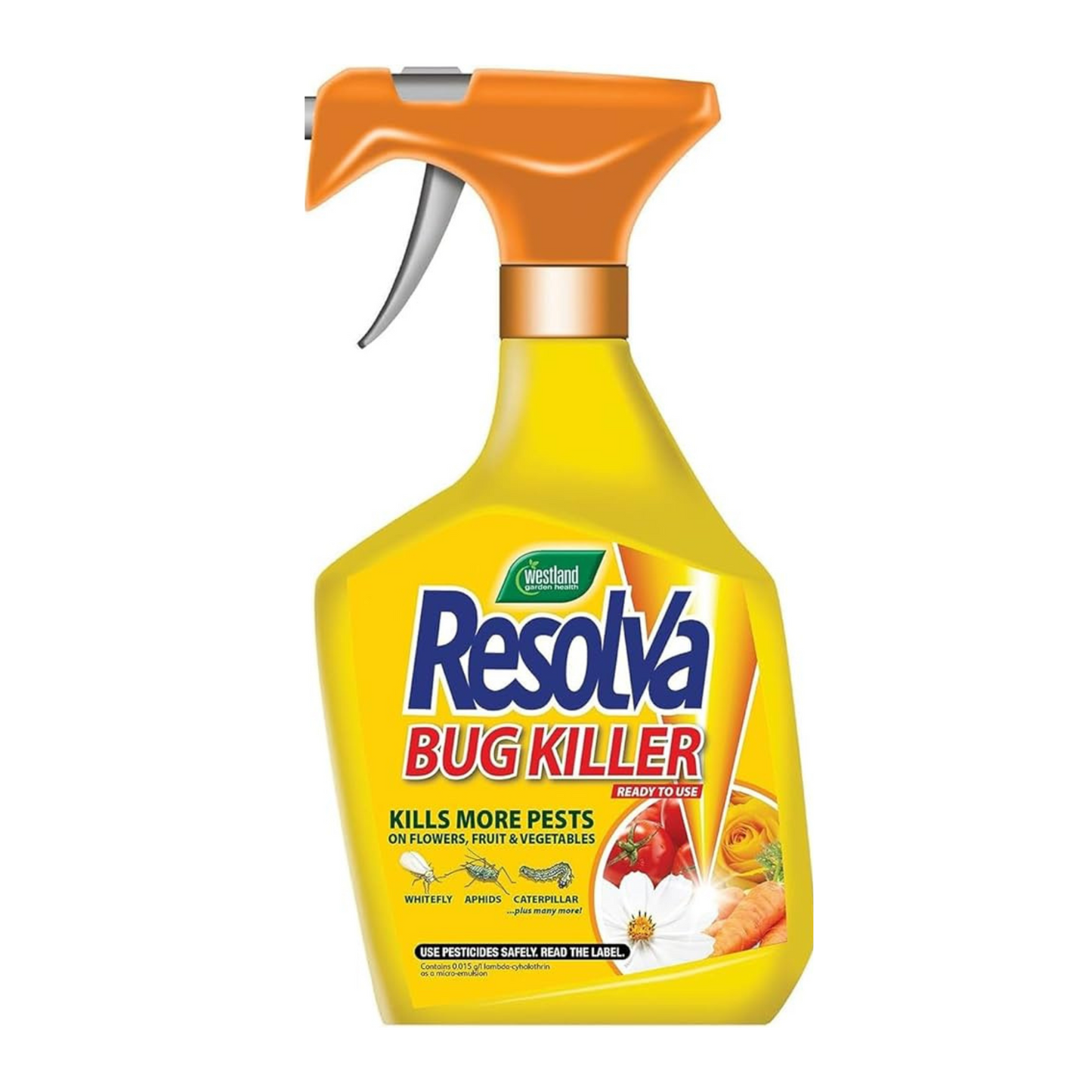 Resolva Bug Killer Spray 1L Ready to Use Fast-Acting Formula Spray Bottle Home