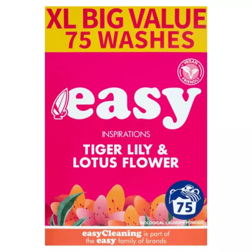 Easy Bio Washing Powder 75 Washes Tiger Lily & Lotus