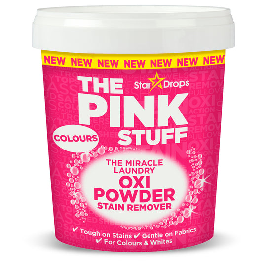 Pink Stuff Laundry Oxi Powder Stain Remover Colours 1KG