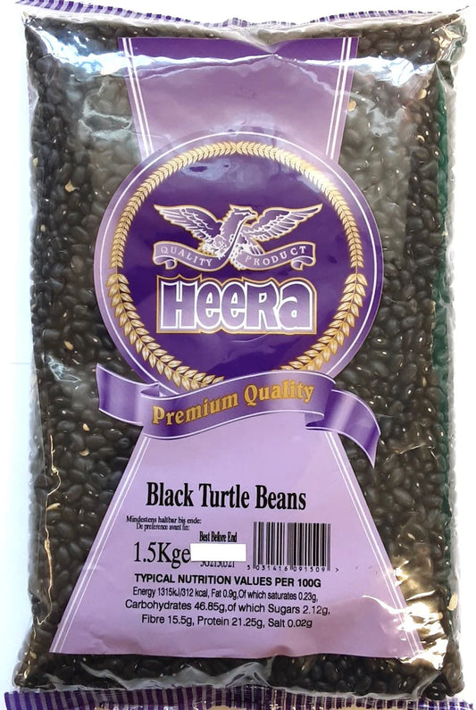 Black Turtle Beans 1.5KG | Heera