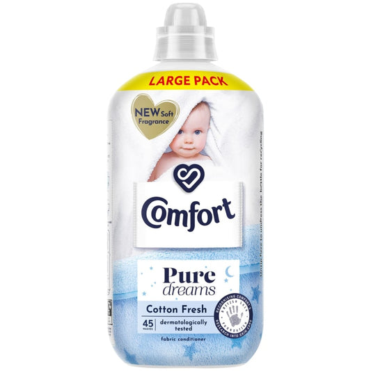 Comfort Fabric Conditioner Detergent 45 Washes 1350ml - Cotton Fresh