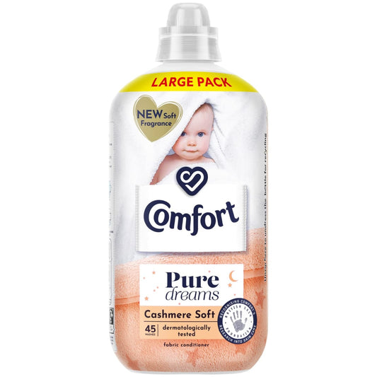 Comfort Fabric Conditioner Detergent 45 Washes 1350ml - Cashmere Soft