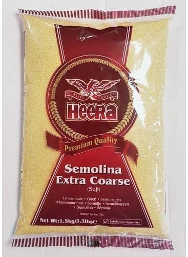 Semolina Extra Coarse 1.5kg | Heera | Suji