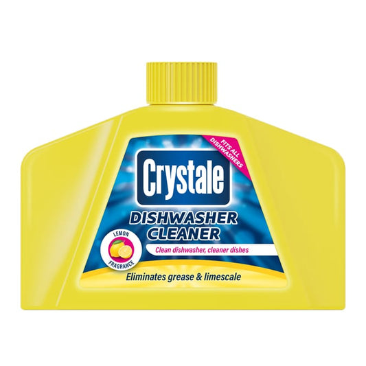 Crystale Total Action Dishwasher Cleaner 250ml, Pack of 3 | Choose Your Scent