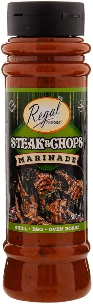 Regal Marinade Sauces x 500ml | Cooking Marinade Sauces | Mix Variety Flavours