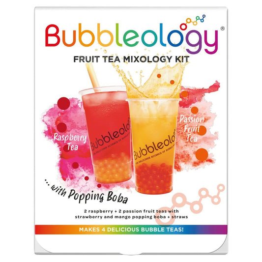 Bubbleology Tea with Popping Boba 405g | Variety Choices x 4 Drinks Kit