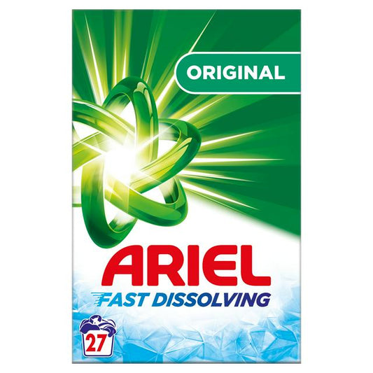 Ariel Powder Laundry Detergent 1.62KG - 27 Washes