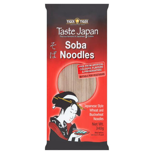 Soba Noodles 340g | Tiger | Taste Japan