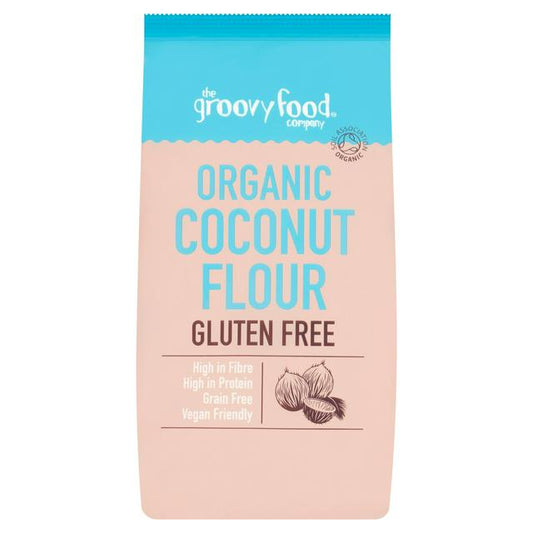 Organic Coconut Flour, 500g by The Groovy Food Company | Gluten Free
