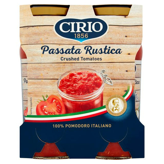 Cirio Passata Rustica (2x350g) - Crushed Tomatoes - Italian