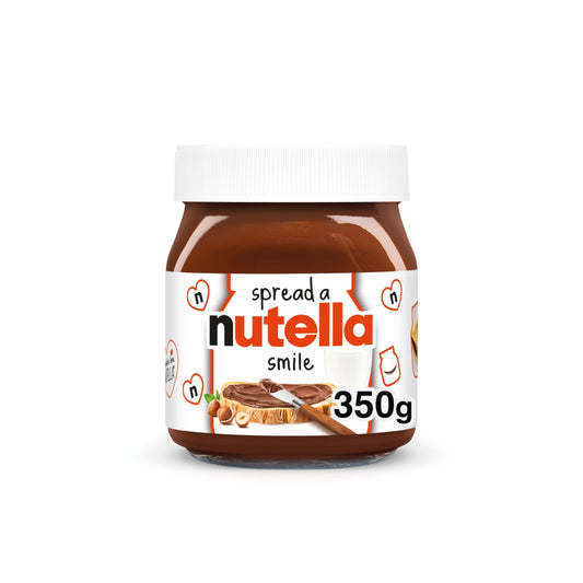 Nutella Hazelnut Chocolate Spread Jar for Pancakes ,Pack of 1 x 350g