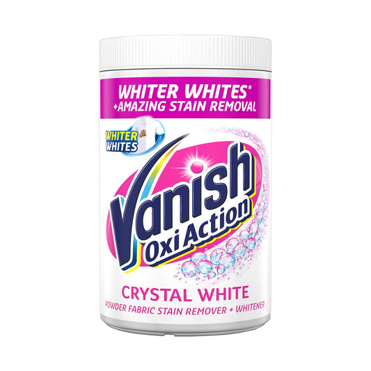 Vanish Oxi Action Powder Fabric Stain Remover Crystal White 1.5kg