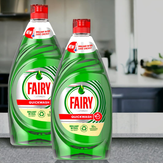 Fairy Platinum Washing Up Liquid  (2 X 820ml)