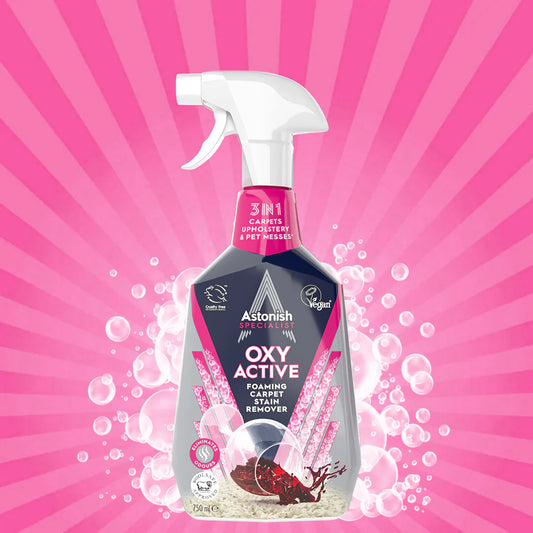 Oxy Active Foaming Carpet Stain Remover 750ml | Astonish Specialist