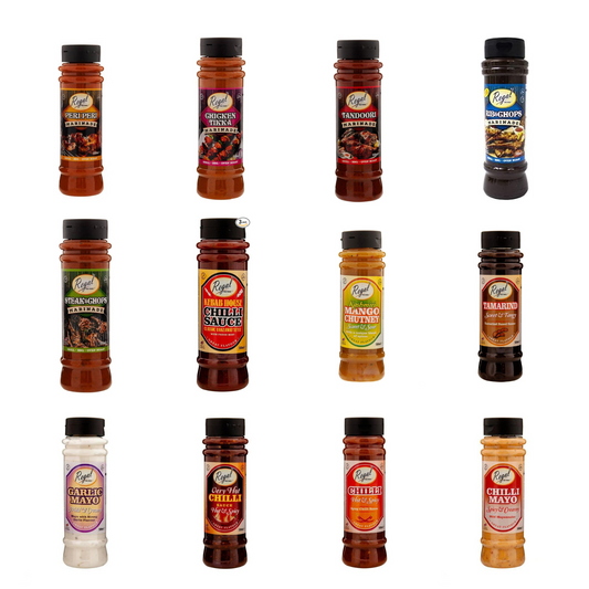 Regal Marinade Sauces x 500ml | Cooking Marinade Sauces | Mix Variety Flavours