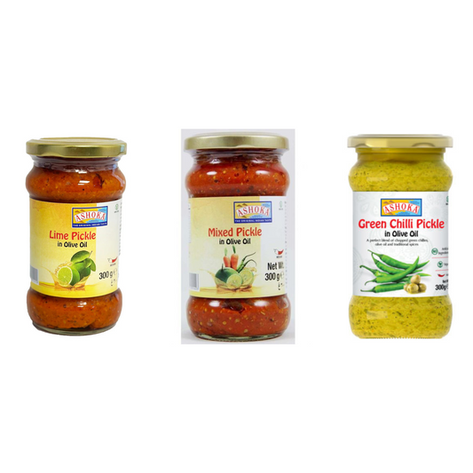Ashoka Pickle in Olive Oil x 300g | Mix Variety