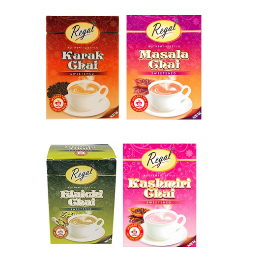 Regal Chai x 200g | Ready Made Instant Tea | Mix Variety Flavours