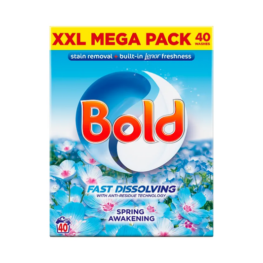 Bold 40 Washes Spring Awakening Laundry Powder