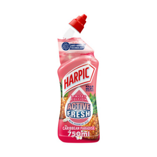 Harpic Active Fresh Caribbean Paradise Toilet Cleaning Gel – 750ml