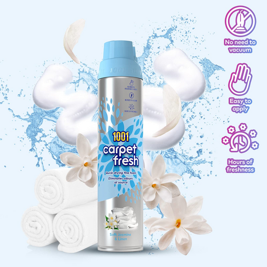 1001 Carpet Fresh Soft Jasmine & Linen – 300ml