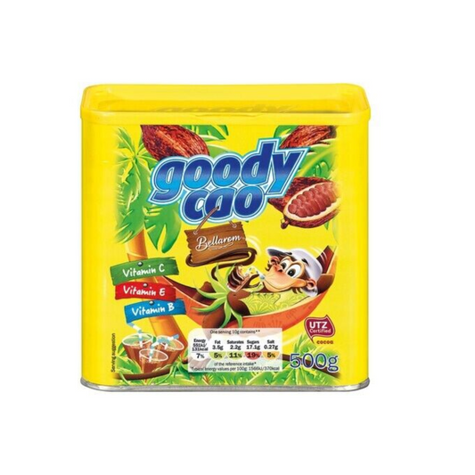 Goody Cao Chocolate Milkshake Mix by Bellarom – 500g