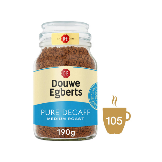 Douwe Egberts Pure Decaffeinated Instant Coffee – 190g