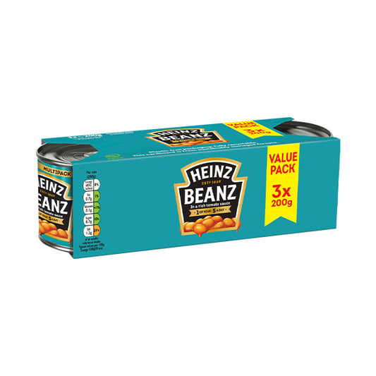Heinz Beans in A Rich Tomato Sauce 3x200g