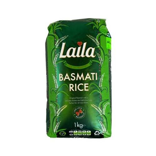 Laila Basmati Rice 1kg Perfect For All Rice Dishes