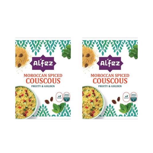Alfez Authentic Moroccan Style Couscous 200g X 2 | Fruity & Golden
