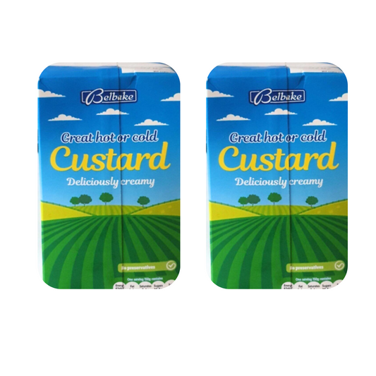 Pack of 2 x Belbake Custard Deliciously Creamy 500g