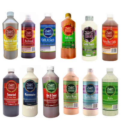 Heera Sauces x 1L | Cooking Sauces | Mix Variety Flavours of Your Choice !