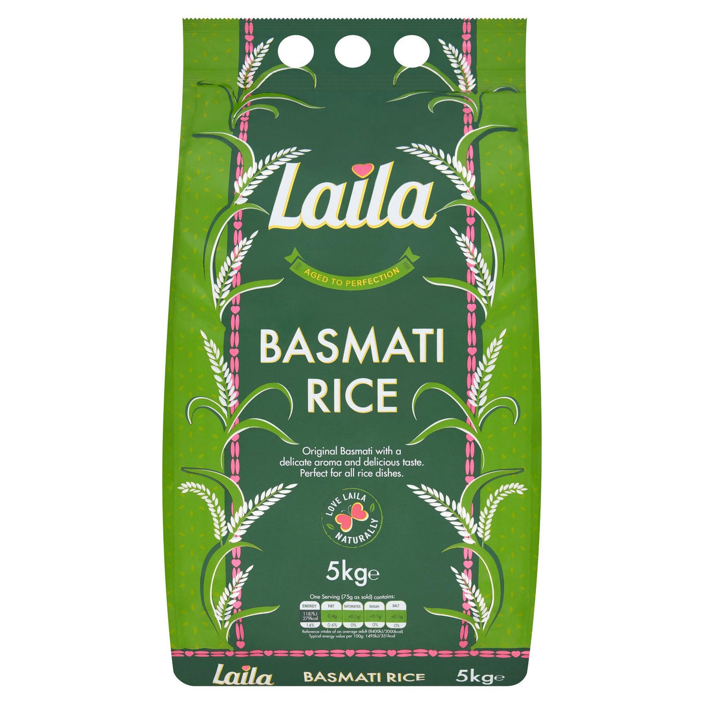 Laila Basmati Rice 5kg Perfect For All Rice Dishes!