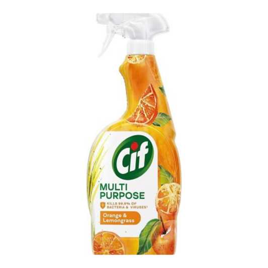 CIF Multi Purpose Cleaner Spray Orange & Lemongrass 750ML
