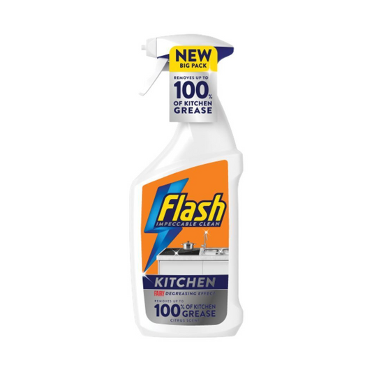 Flash Impeccable Clean, Kitchen Degreaser With Fairy Effect - 800ml Citrus