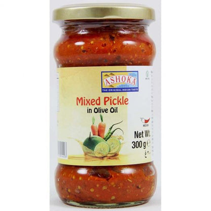 Ashoka Pickle in Olive Oil x 300g | Mix Variety
