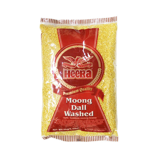 Moong Dall Yellow Split Washed Lentils 2KG | Heera