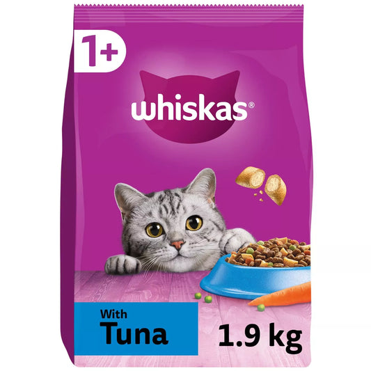 Whiskas Dry 1+ Tuna Cat Dry Food 1.9kg
