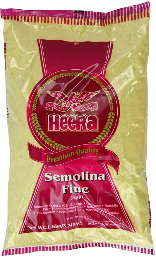 Semolina Fine 1.5kg | Heera | Suji