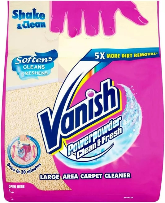 Vanish Power Powder, Large Area Carpet Cleaner 650g
