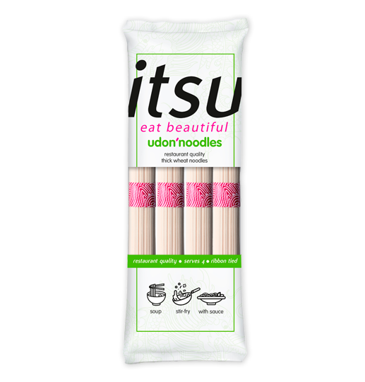 Itsu Udon Noodles 250g | Thick Wheat Authentic Japanese Noodles